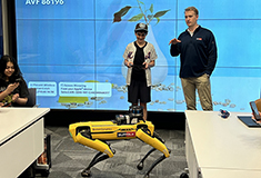 Suffolk welcomes ACE Mentor <br> Program to meet robot dog Spot